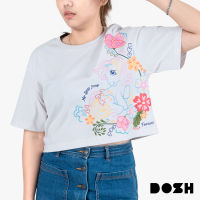 DOSH WOMENS CROPPED T-SHIRTS MY LITTLE PONY เสื้อยืดทรงครอปสั้น ผู้หญิง  DPWT1012-GY