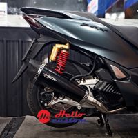 Honda PCX พีซีเอ็ก รถมอไซค์ ท่อ PR2 รวมคอ ทรงHEX ตรงรุ่น PCX160 2021 - 2022 ------ PCX160 รถมอเตอร์ไซค์ รถจักรยานยนต์ ของแต่งรถ ฮอนด้า