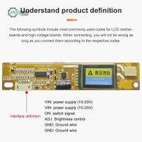 อินเวอร์เตอร์4อินเวอร์เตอร์หลอดไฟ CCFL ปากเล็ก10V-25V เอาท์พุทหน้าจอ LCD 4แหล่งจ่ายไฟสาย CA-1501 Gratis Ongkir