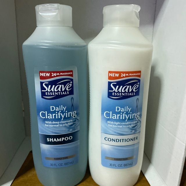 Suave Essentials Daily Clarifying Shampoo & Conditioner Lazada PH