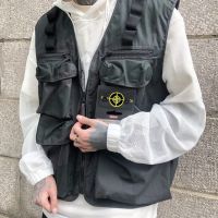 Stone Island c.Company.p joint badge tactical tooling vest multi-pocket camouflage jacket tide for men and women