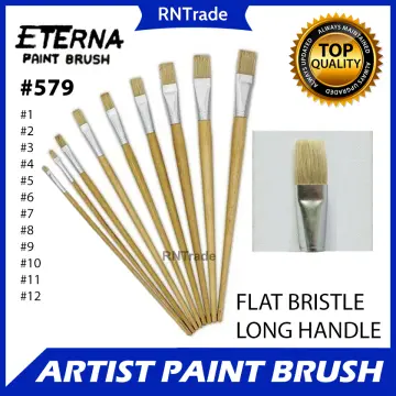 BE-TOOL 5 Pieces Paint Brushes Set Pure Bristles for Wall Painting