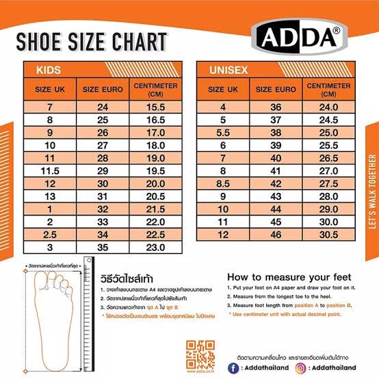 adda-รองเท้าแตะ-แบบสวม-รุ่น-55r01-ไซส์-4-10-ของแท้-พร้อมส่ง