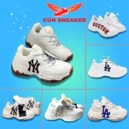 Giày thể thao MLB NY, LA, Boston đế tách chuẩn sc Full box, Giày NY đế nâu