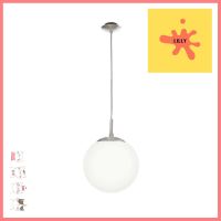 ไฟช่อ EGLO RONDO 85262 แก้ว สีขาว/โครม 1 หัวPENDANT LAMP EGLO RONDO 85262 GLASS WHITE/CHROME 1-LIGHT **ลดราคาจัดหนัก **