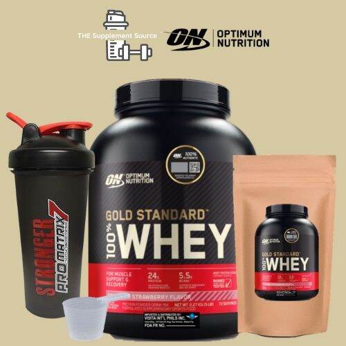 Optimum Nutrition ON Gold Standard 100 Whey Protein 1lb, 2lbs with ...