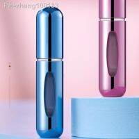 ☎﹍▣ 8ml 5ml Refillable Portable Mini Perfume Bottle Atomizer Spray Traveler Aluminum Empty Parfum Bottle Pocket Spray