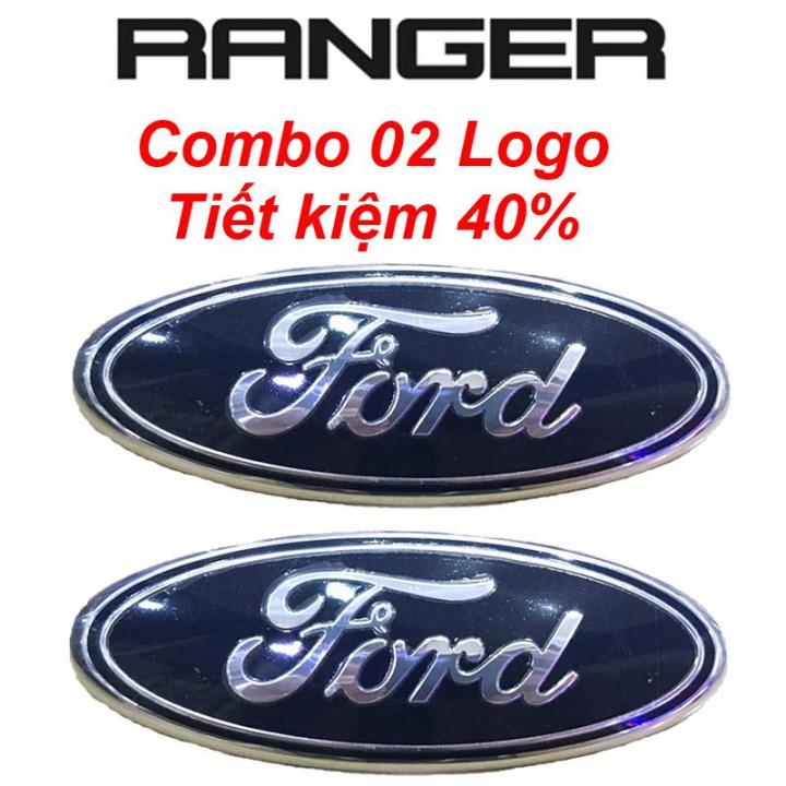 Combo 02 Logo tiết kiệm 40% - Logo FORD ô tô xe hơi Ford (kích thước