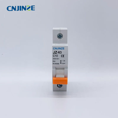 Cnjinze Circuit Breaker แรงดันต่ำ Miniature Air Breaker 1เสาสีม่วงสีส้ม Handle Miniature Circuit Breaker 10a
