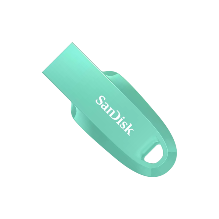 sandisk-ultra-curve-usb-3-2-gen-1-256gb-แฟลชไดร์ฟ-สีเขียวมินท์-รับประกันสินค้า-5-ปี