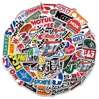 【CW】✴☽✼  10/50/100PCS Racing Stickers Dirt bike Automotive Sticker Pack Car Brand Logo Vinyl