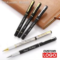 【hot】♛✴  Metal Ball-point Gel Water-based Advertising Custom Logo Lettering Engraved Name Stationery Wholesale