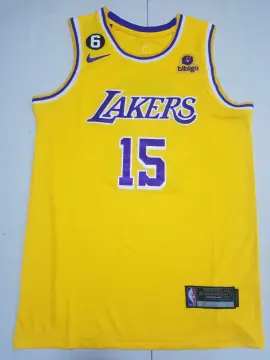 Los Angeles Lakers #15 Austin Reaves White Stitched Jersey