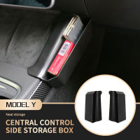 รถ Central Control Armrest ด้านข้างที่นั่ง Gap กล่องเก็บ Organizer รุ่น3 Y 2021 Auto Tccessories สำหรับ Tesla รุ่น3 Y 2017-2021