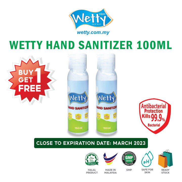 Wetty Hand Sanitizer Alcohol Gel Tangan Pembasmi Kuman Antibakteria 99. ...