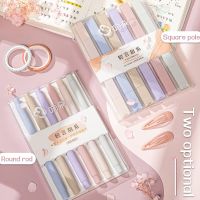 6pcs/set double-headed highlighter Kawaii Stationery Art Marker Highlighters Student Marker Pen color gel penHighlighters  Markers