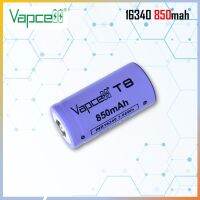 ถ่านชาร์จ Vapcell 16340 850mAh ราคา 1 ก้อน  ถ่านชาร์จ Li-ion 3.7V Vapcell แท้ 100%