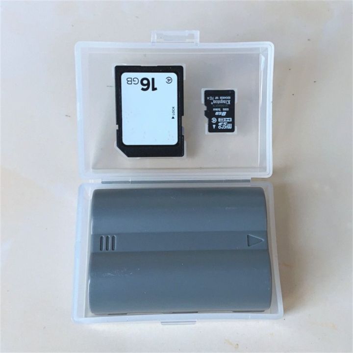 xiegk-2pcs-ที่ใส่บัตร-tf-กล่องเก็บแบตเตอรี่กล้อง-การ์ดหน่วยความจำ-sd-ป้องกันรอยขีดข่วน-ที่ใส่แบตเตอรี่-dslr-กล่องจัดระเบียบแบตเตอรี่-กล้องเอสแอลอาร์-สำหรับเคสแบตเตอรี่-canon-bp-511-canon-lp-e6