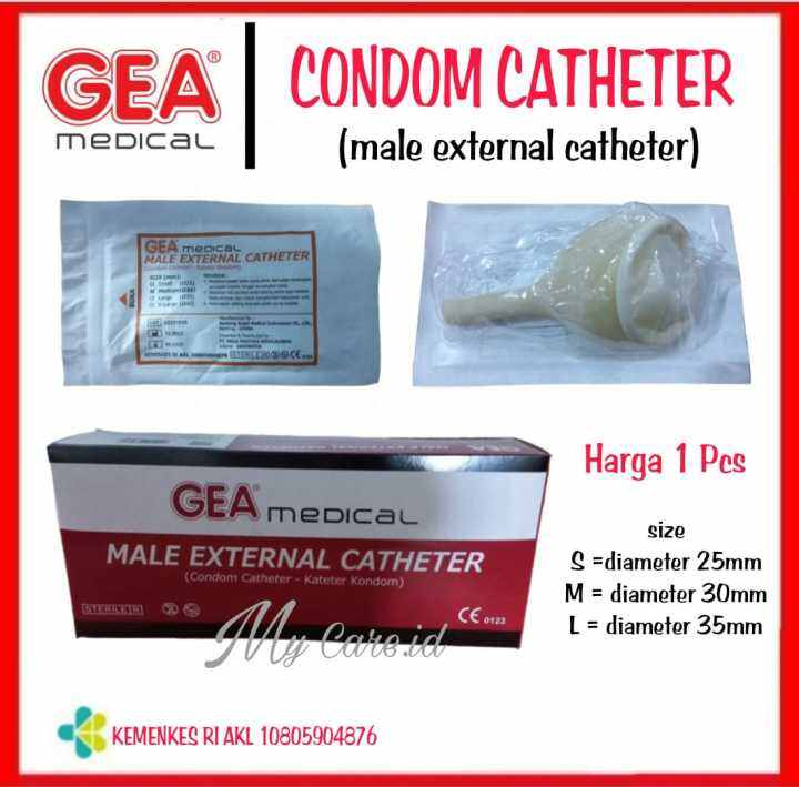 GEA Condom Catheter Kateter kondom Male External Catheter Kondom Foley