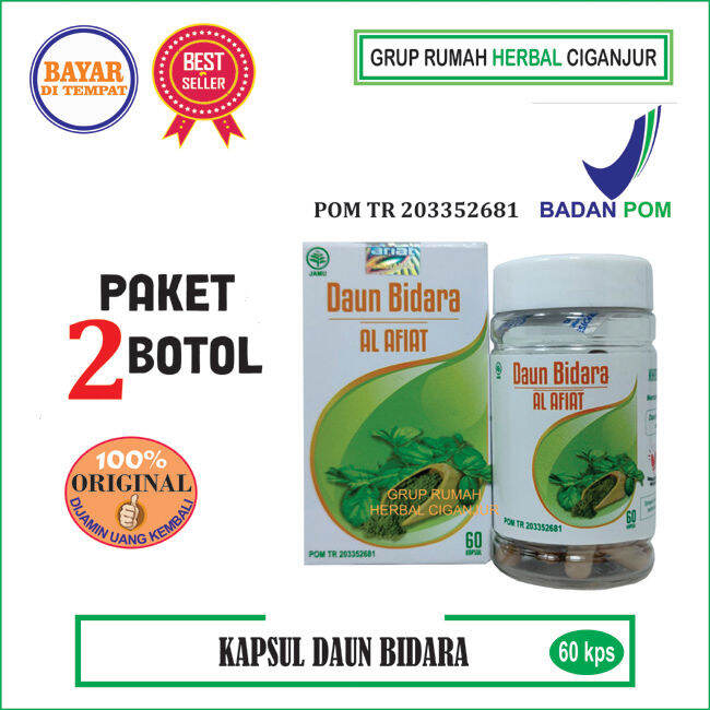 Paket Botol Kapsul Ekstrak Daun Bidara Al Afiat Kapsul Media