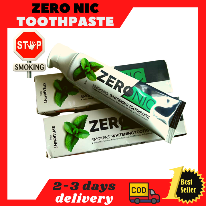 Zeronic toothpaste Smokers Whitening Toothpaste Stop Smoking with