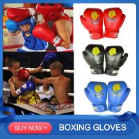 Kids Boxing Gloves Children PU Leather Cartoon Free Fight Boxing Training Glove Professional Child Breathable Sparring Mma Glove