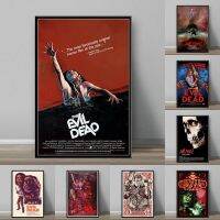 ภาพยนตร์สยองขวัญคลาสสิกบทคัดย่อ The Evil Dead ภาพวาดผ้าใบโปสเตอร์และภาพพิมพ์บนภาพผนังศิลปะตกแต่งบ้านไม่มีกรอบ New