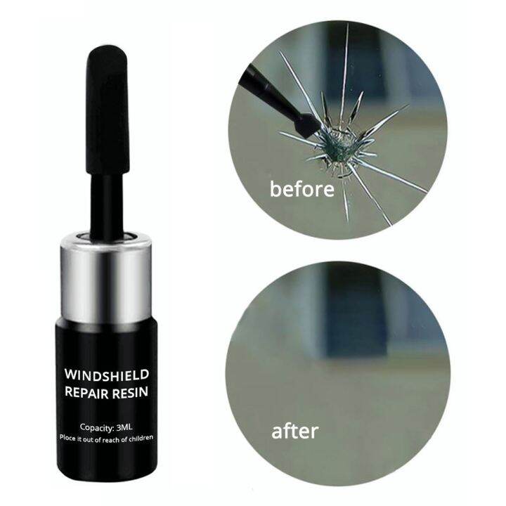 【HOT】 Car Windshield Repair Glue Window Glass Cracked Scratch Fixing