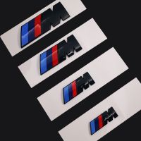 Hot New BMW M Logo Power Sport E90 M3 M5 M7 Car Sticker Auto Front Grille Emblem Accessories ABS Original Car Material