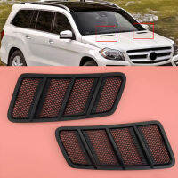 1668800105 1668800205 1คู่บนฝากระโปรง Bonnet กระจังย่าง Vent ปกตัด ABS เหมาะสำหรับ Benz W166 GL ML 2012-2015