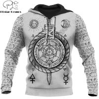 2020 Fashion Mens hoodies Ancient Alchemy 3D Printed white Hoodie Harajuku Streetwear Unisex Casual Jacket Tracksuit DW0139