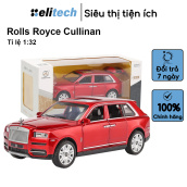 Xe mô hình tỉ lệ 1 32 Rolls Royce Cullinan thân xe hợp kim mở 6 cánh cửa sổ trời