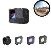 Mini HD 15X มุมกว้าง Macro Star Night ชุดกล้องเลนส์ Fisheye อุปกรณ์เสริมภายนอกเลนส์กรองสำหรับ Gopro Hero 9 Black