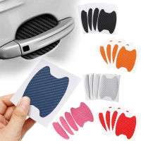 【cw】Car Door Sticker Carbon Fiber Scratches Resistant Cover Auto Handle Protection Film Exterior Styling Automotive Stickers 4PcSethot