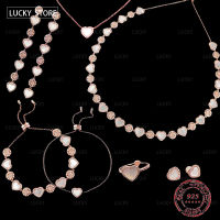 February 2022 new rose gold love jewelry series, Valentines Day gifts, womens necklaces, high-quality Moroccan womens jewelry