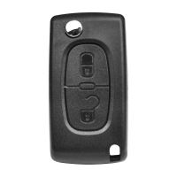 ◄卍 Car Key Remote Flip Key Shell Case 2 Buttons CE0523 CE0536 For Peugeot 308 207 307 3008 5008 807 For Citroen C2 C3 C4 C5 C6 C8