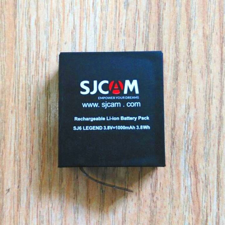 sjcam-อุปกรณ์เสริมเดิม-sj6แบตเตอรี่สามารถเติมเงินได้แบตเตอรี่ชาร์จคู่กรณี-sjcam-sj6ตำนานการกระทำกล้องกีฬา