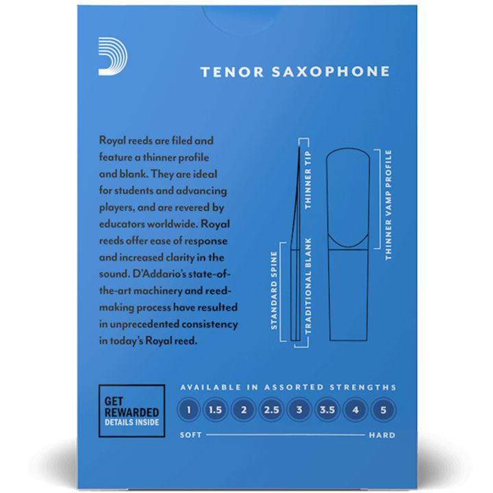 rico-rkb1030-ลิ้นแซกโซโฟน-เทเนอร์-bb-เบอร์-3-จำนวน-10-ชิ้น-ลิ้นเทเนอร์แซก-เบอร์-3-royal-bb-tenor-sax-reed-3-สินค้าขายยกกล่อง-หนึ่งกล่องมี-10-ชิ้น