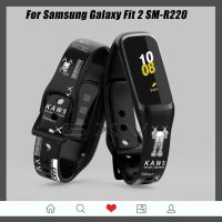 ☃∋ สายนาฬิกาข้อมือซิลิโคน พิมพ์ลายการ์ตูน สําหรับ Samsung Galaxy Fit 2 SM-R220