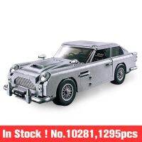 007 James Bond Tech Car Series 1295ชิ้น10262บล็อกตัวต่อ Martined DB ของขวัญโมเดลเด็กของเล่น Astones รถคลาสสิก