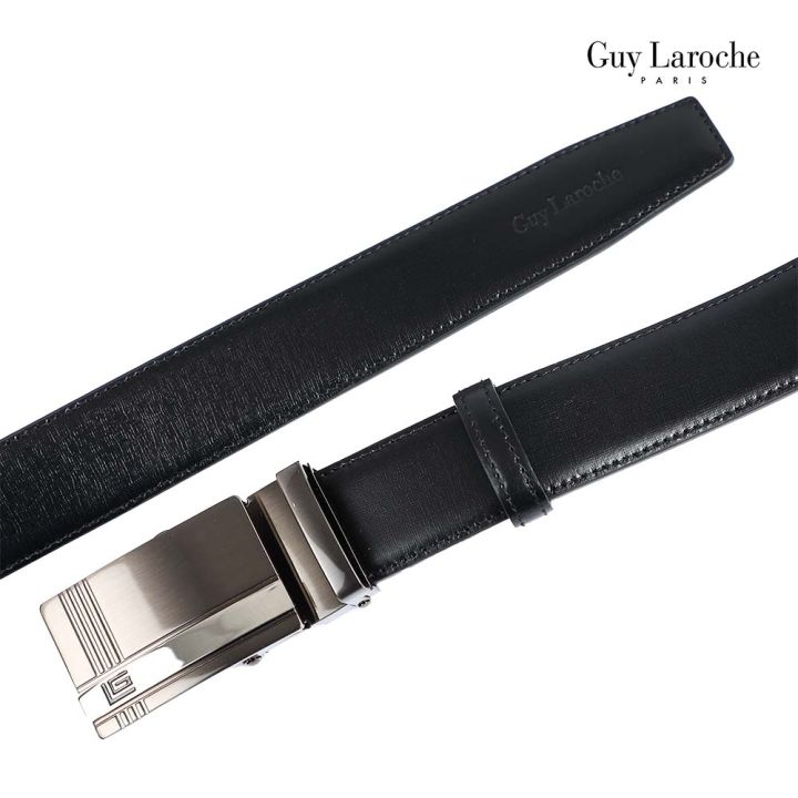 guy-laroche-เข็มขัดหนังผู้ชาย-รุ่น-mgb0031a-สีดำ