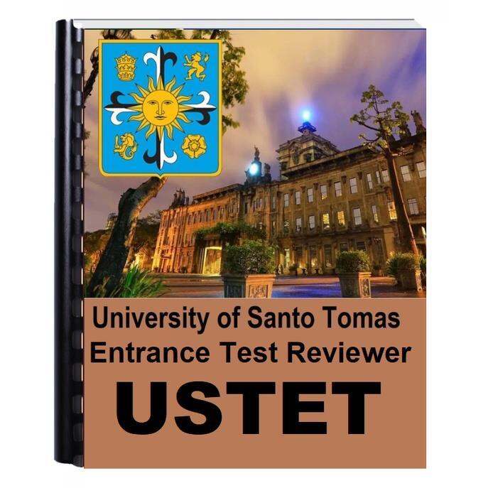 University Of Santo Tomas Entrance Test Reviewer (USTET) Book | Lazada PH