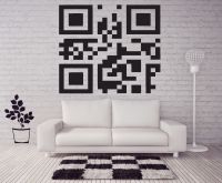 [COD] Arrivals Vinyl Wall Decal Bar Code Coding Individual Commodity Sticker Removable Decals Room LA948