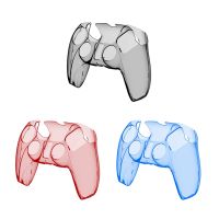 【cw】 Console Transparent Cover Ultra Protector for PlayStation5 Controller Handle Accessories ！