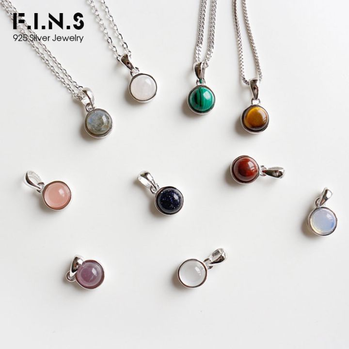 925-sterling-silver-natural-stone-necklace-925-sterling-silver-crystal-pendant-necklaces-aliexpress