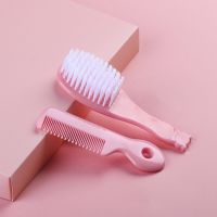 【CC】 2PCS/Set Soft Infant Comb And Hairbrush Set Baby Safety Tangle Children Brushes Of Hair Products