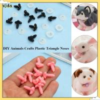 VJDA 10pcs งานฝีมือ ปุ่มหมี เครื่องมือ DIY ชิ้นส่วนความปลอดภัย จมูกตุ๊กตา จมูกสามเหลี่ยม อุปกรณ์ตุ๊กตา