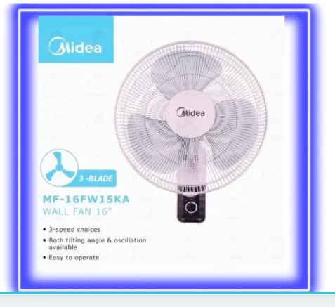 Midea 16 Wall Fan Mf 16fw15ka Lazada