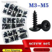 ✆✱ M3 M4 M5 Fasteners Screws Nut And Bolt Set Cross Pan Self Tapping Screws For Furniture Hardware Carbon Steel Screws And Nuts