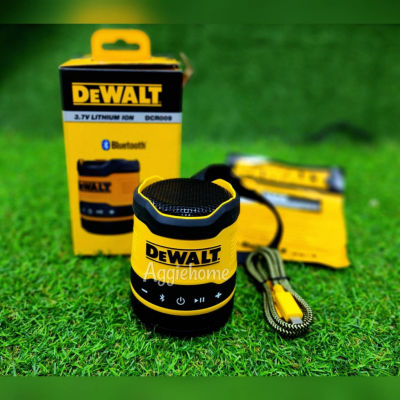 🇹🇭 DEWALT 🇹🇭 ลำโพงบลูทูธไร้สาย แบบพกพา รุ่น DCR009-XJ ความดัง 86dB เสียงคมชัด ใส ลำโพง ลำโพงบลูทูธ จัดส่ง KERRY 🇹🇭